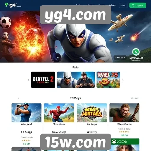 Comparativo de jogos populares disponíveis em yg4.com